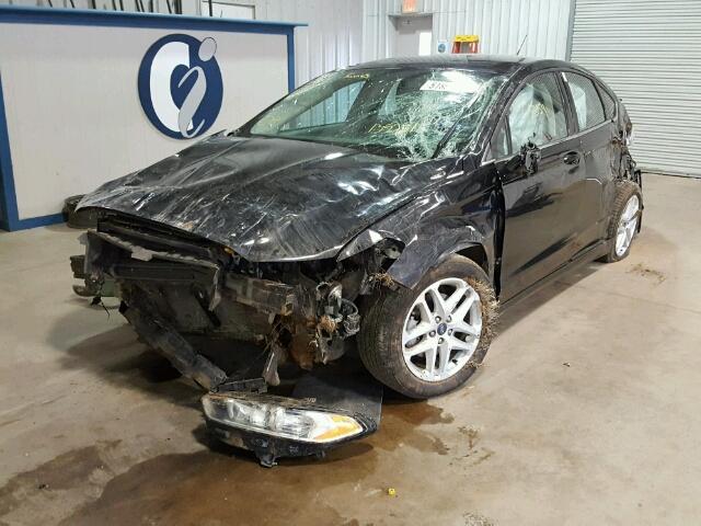 1FA6P0H74G5135251 - 2016 FORD FUSION SE BLACK photo 2