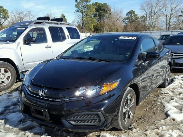 2HGFG3B56EH506033 - 2014 HONDA CIVIC LX BLACK photo 2