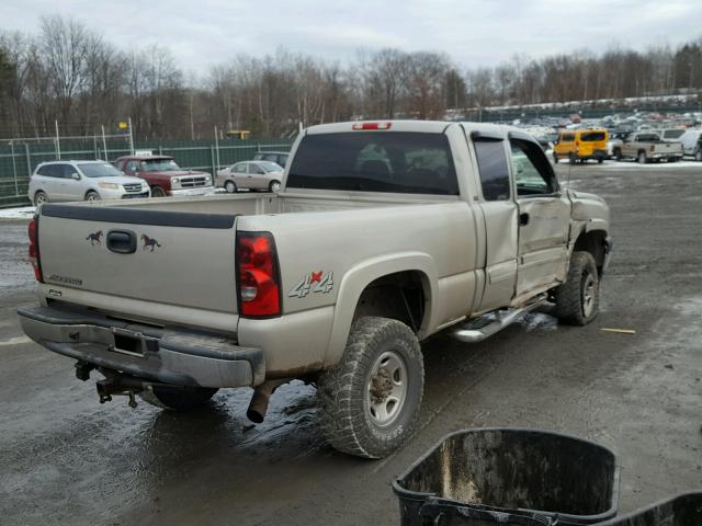 1GCHK29U27E166855 - 2007 CHEVROLET SILVERADO TAN photo 4