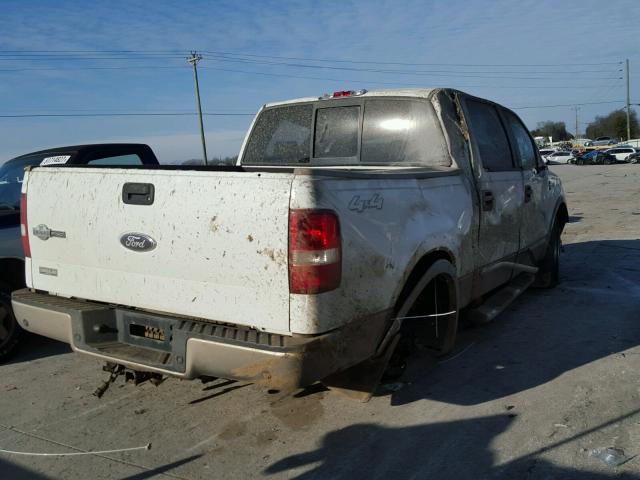 1FTPW14V66KD69080 - 2006 FORD F150 SUPER WHITE photo 4