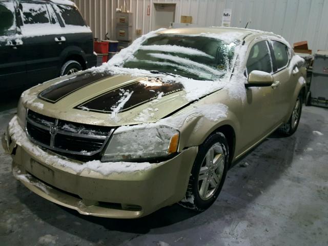 1B3CC1FB7AN218137 - 2010 DODGE AVENGER EX GOLD photo 2