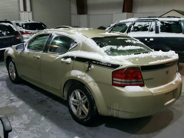 1B3CC1FB7AN218137 - 2010 DODGE AVENGER EX GOLD photo 3