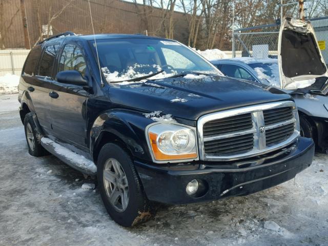 1D4HB48N65F599028 - 2005 DODGE DURANGO SL BLACK photo 1