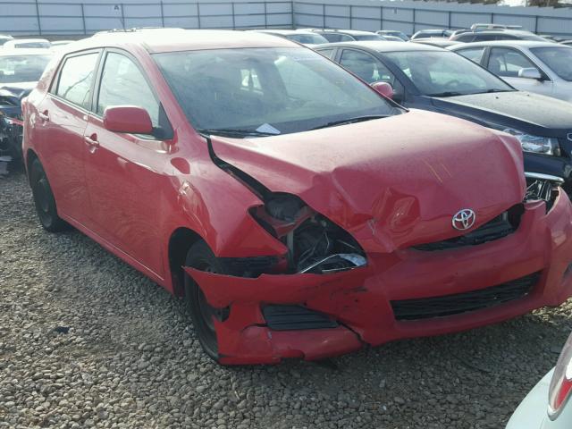 2T1KU40E29C036727 - 2009 TOYOTA COROLLA MA RED photo 1