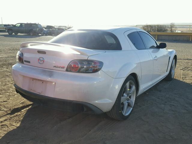 JM1FE173X50142266 - 2005 MAZDA RX8 WHITE photo 4