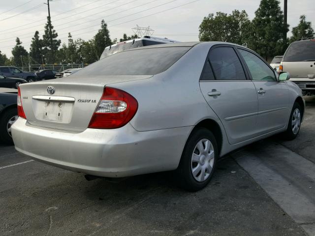 4T1BE32K84U329789 - 2004 TOYOTA CAMRY LE SILVER photo 4