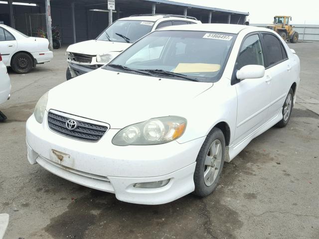 1NXBR30E56Z658325 - 2006 TOYOTA COROLLA CE WHITE photo 2