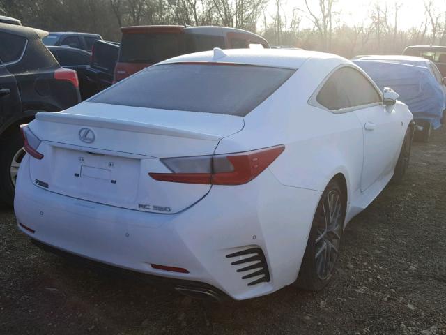 JTHHE5BC6F5003603 - 2015 LEXUS RC 350 WHITE photo 4