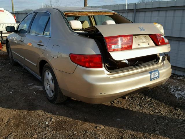 1HGCM56465A170424 - 2005 HONDA ACCORD LX GOLD photo 3