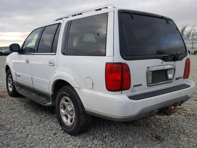 5LMFU28R01LJ22671 - 2001 LINCOLN NAVIGATOR Ақ фото 3
