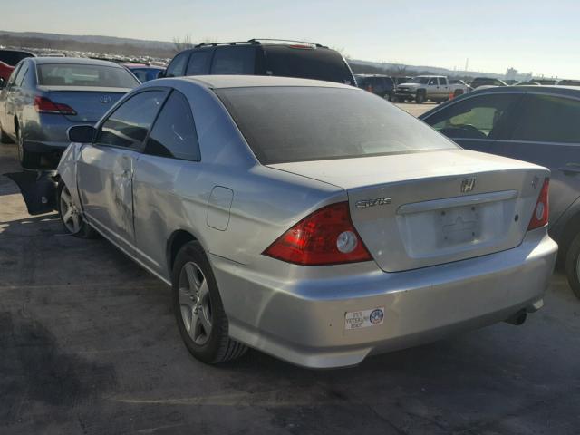 1HGEM22944L013146 - 2004 HONDA CIVIC EX SILVER photo 3