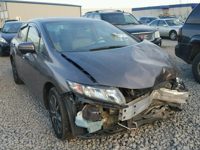 19XFB2F86EE227379 - 2014 HONDA CIVIC EX SILVER photo 1