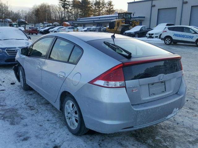 JHMZE2H72AS042387 - 2010 HONDA INSIGHT EX GRAY photo 3
