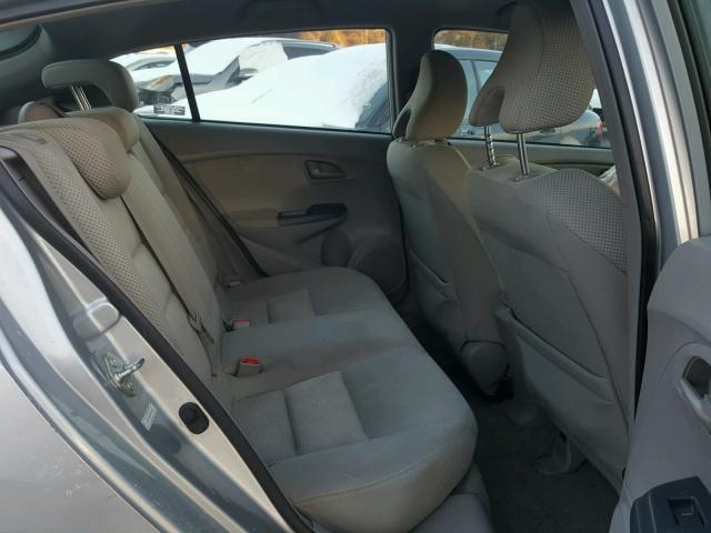 JHMZE2H72AS042387 - 2010 HONDA INSIGHT EX GRAY photo 6