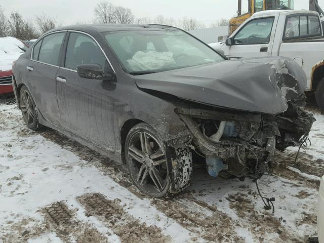 1HGCR2F56GA236224 - 2016 HONDA ACCORD SPO BROWN photo 1