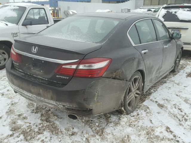 1HGCR2F56GA236224 - 2016 HONDA ACCORD SPO BROWN photo 4