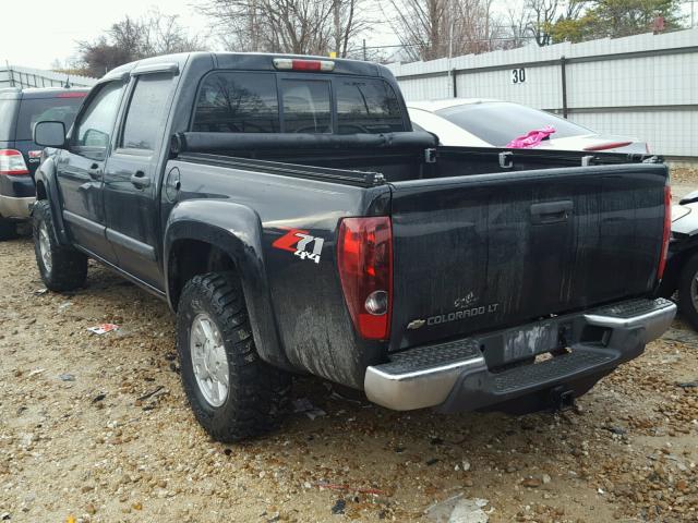 1GCDT43E988208009 - 2008 CHEVROLET COLORADO L BLACK photo 3