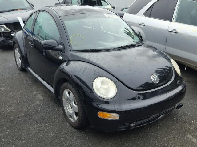 3VWCT21C31M415060 - 2001 VOLKSWAGEN NEW BEETLE BLACK photo 1