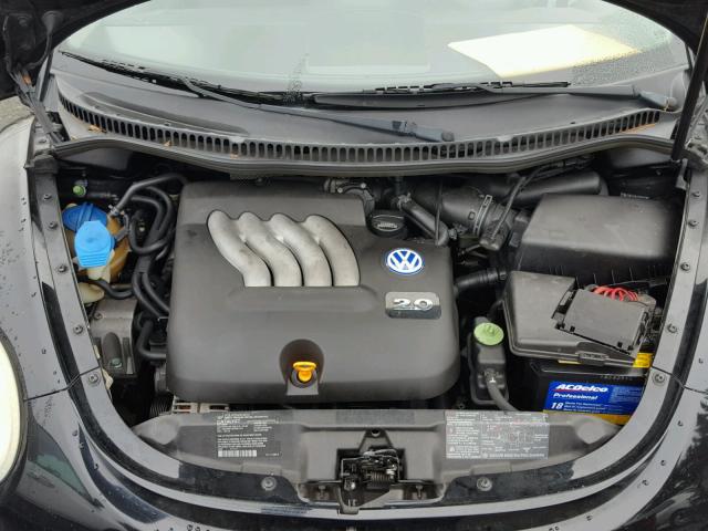 3VWCT21C31M415060 - 2001 VOLKSWAGEN NEW BEETLE 黑色 照片 7