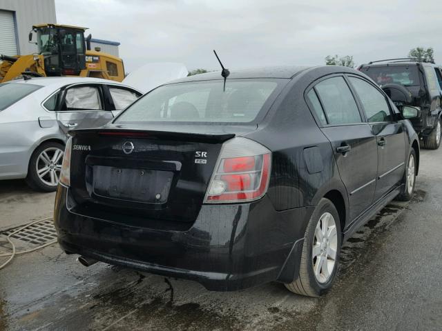 3N1AB61E09L694445 - 2009 NISSAN SENTRA 2.0 BLACK photo 4