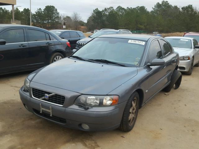 YV1RH59H942333582 - 2004 VOLVO S60 2.5T GRAY photo 2