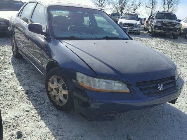 1HGCG66812A046346 - 2002 HONDA ACCORD EX BLUE photo 1