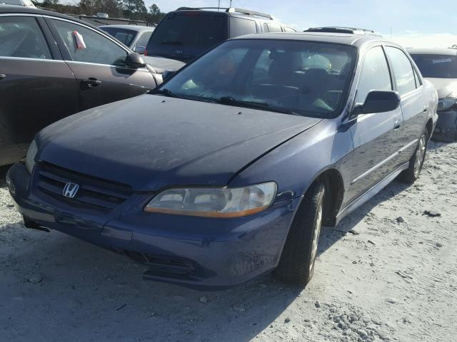 1HGCG66812A046346 - 2002 HONDA ACCORD EX BLUE photo 2