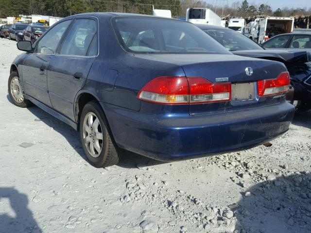 1HGCG66812A046346 - 2002 HONDA ACCORD EX BLUE photo 3