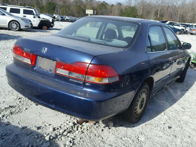 1HGCG66812A046346 - 2002 HONDA ACCORD EX BLUE photo 4