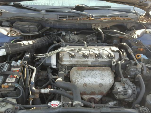 1HGCG66812A046346 - 2002 HONDA ACCORD EX BLUE photo 7