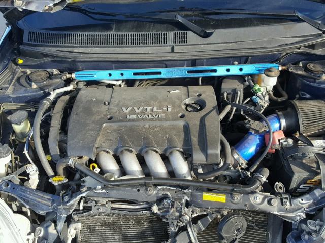 2T1KY38E24C180516 - 2004 TOYOTA COROLLA MA BLUE photo 7