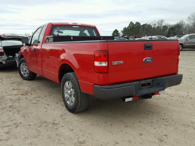 1FTRF12268KE93340 - 2008 FORD F150 RED photo 3