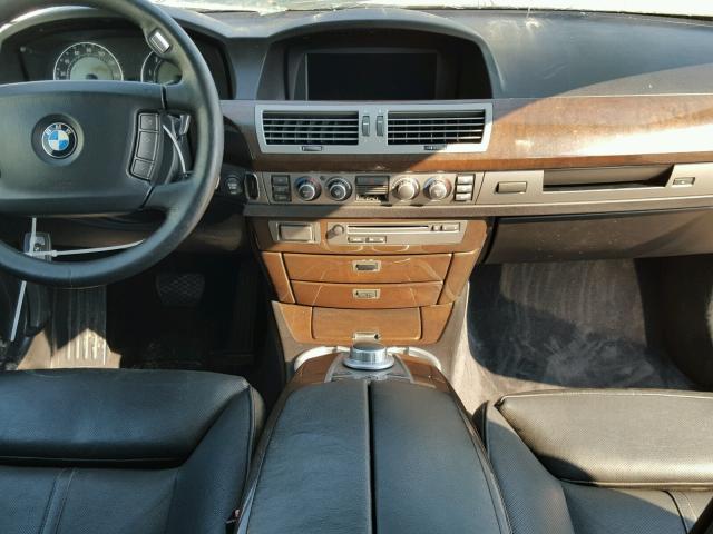 WBAHN83518DT84625 - 2008 BMW 750 LI GRAY photo 9