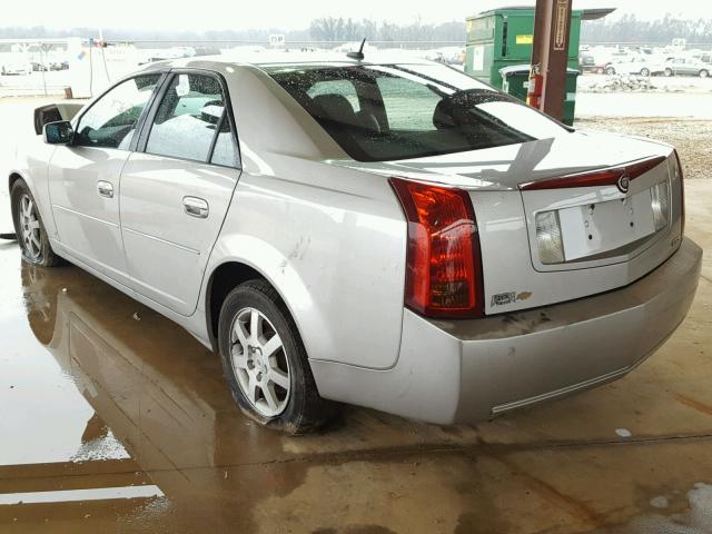 1G6DM57T870183504 - 2007 CADILLAC CTS SILVER photo 3