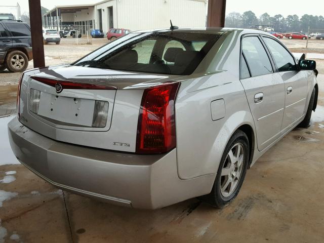 1G6DM57T870183504 - 2007 CADILLAC CTS SILVER photo 4