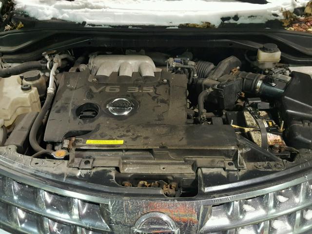 JN8AZ08W97W610798 - 2007 NISSAN MURANO SL SILVER photo 7