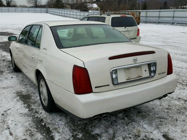 1G6KD54Y32U227241 - 2002 CADILLAC DEVILLE CREAM photo 3