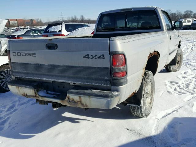 1B7HF16Y4YS552394 - 2000 DODGE RAM 1500 SILVER photo 4