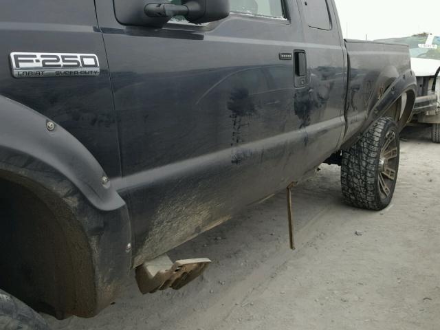 1FTSX21566EB09617 - 2006 FORD F250 SUPER BLACK photo 9