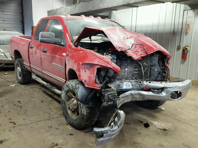 3D7LX38C56G264799 - 2006 DODGE RAM 3500 S RED photo 1