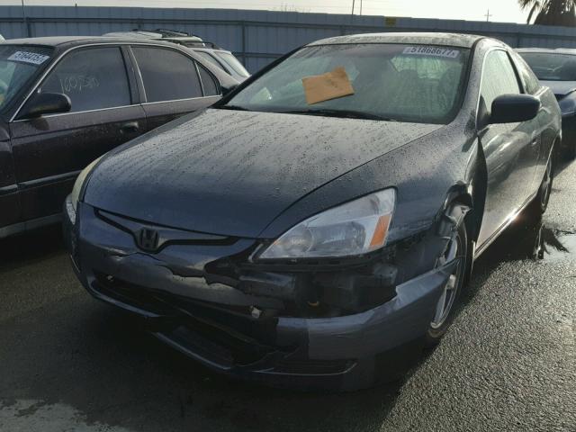 1HGCM72795A012669 - 2005 HONDA ACCORD EX BLACK photo 2