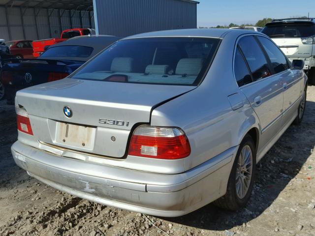 WBADT63493CK33417 - 2003 BMW 530 I AUTO SILVER photo 4