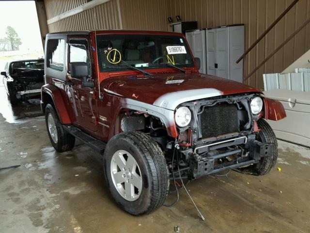 1J4AA5D13AL182823 - 2010 JEEP WRANGLER S BURGUNDY photo 1