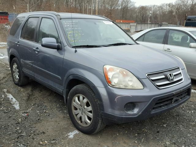 SHSRD78926U442868 - 2006 HONDA CR-V SE BLUE photo 1