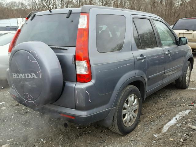 SHSRD78926U442868 - 2006 HONDA CR-V SE BLUE photo 4