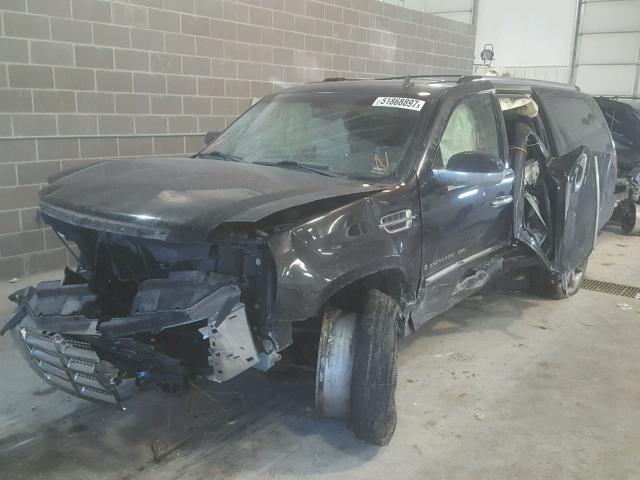 1GYFK26249R238848 - 2009 CADILLAC ESCALADE E BLACK photo 2