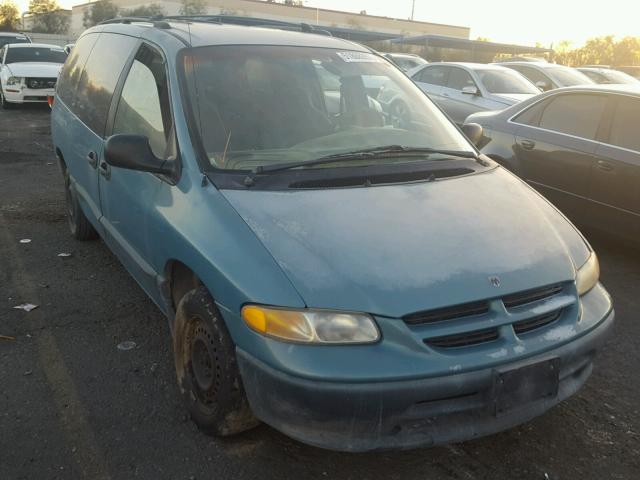 2B4GP4433WR717896 - 1999 DODGE CARAVAN BLUE photo 1