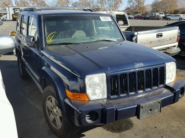 1J8HH48K46C206866 - 2006 JEEP COMMANDER BLUE photo 1