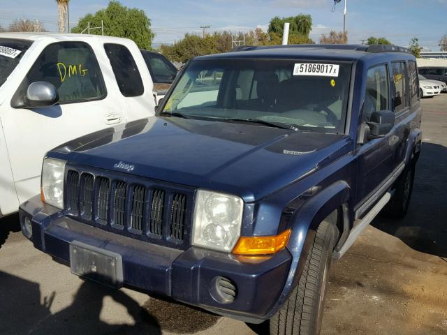 1J8HH48K46C206866 - 2006 JEEP COMMANDER BLUE photo 2