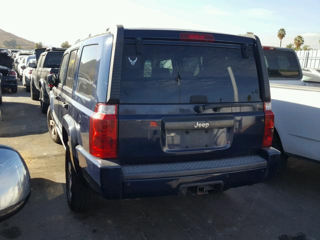 1J8HH48K46C206866 - 2006 JEEP COMMANDER BLUE photo 3